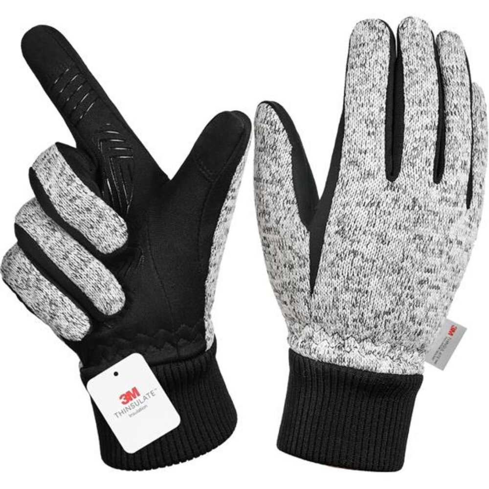 MOREOK Winter Gloves for Men/Women -10°F 3M Thinsulate Warm Touch‎ Screen Snow
